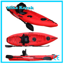 Single Plastic Canoe Kids Paddle Boat Kayak Baratos Wholesale